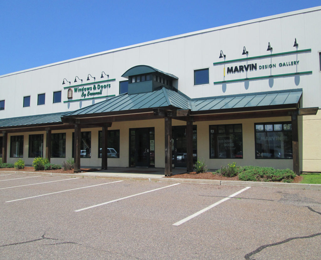 Exterior of the Williston showroom