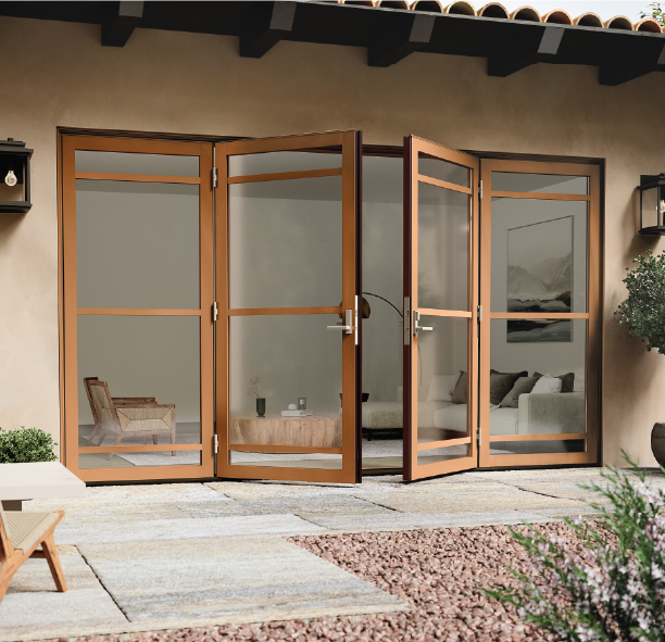 Exterior image featuring an Ultimate Swinging Narrow Door by Marvin