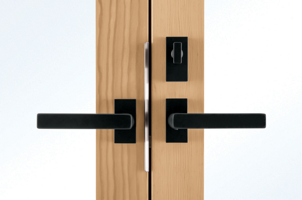 Ultimate Swinging Narrow Door close-up showing hardware