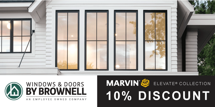 10% Discount on Marvin Elevate® Windows and Doors